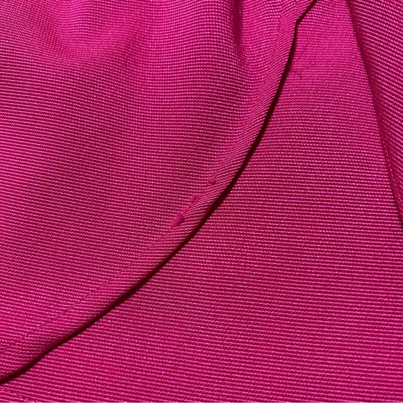 BCBGeneration Womens Dress Candy Pink One Shoulder Cocktail Mini Dress Size 6 - Picture 5 of 13